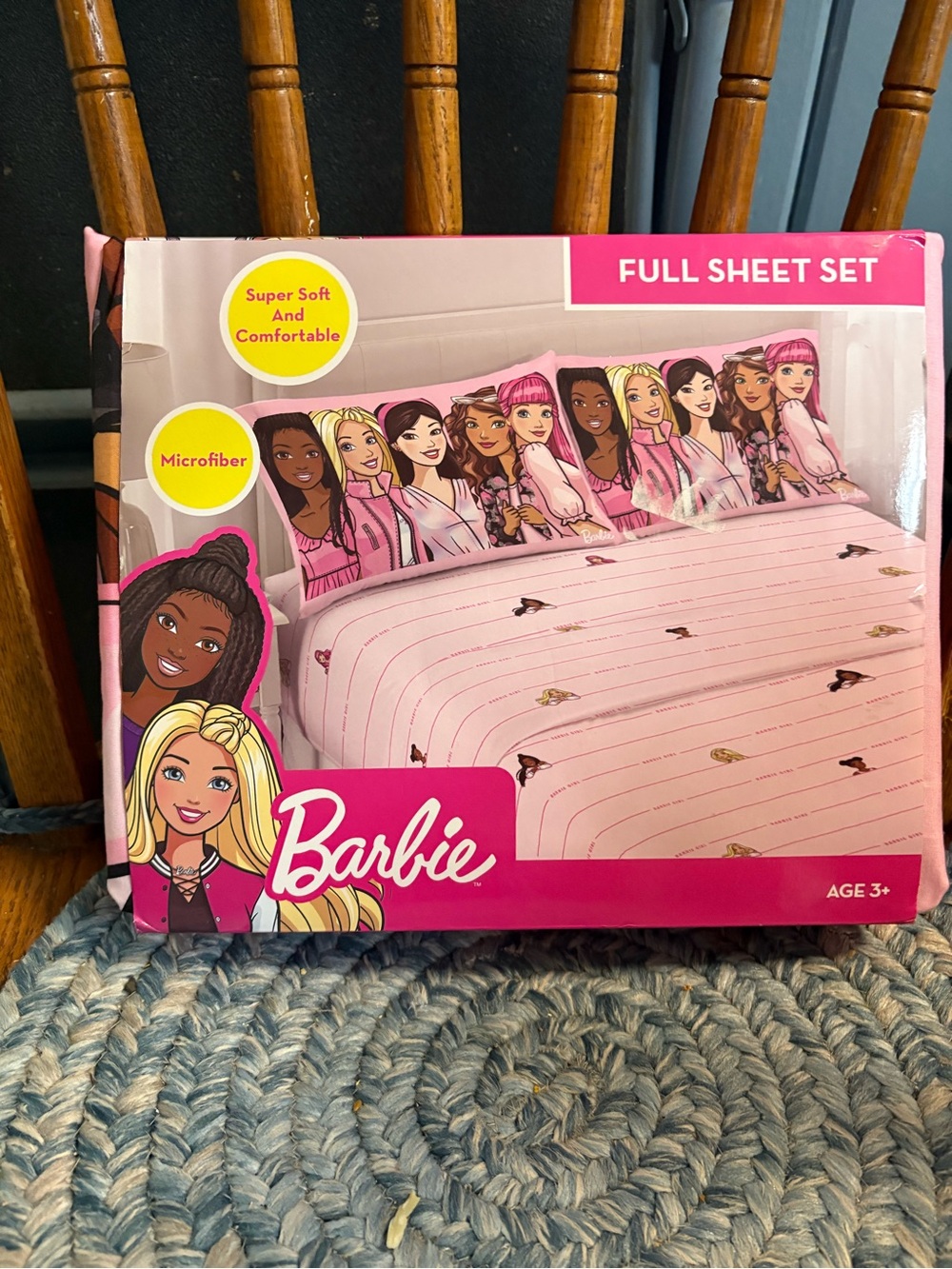 New Barbie Pink Character Full Sheet Set